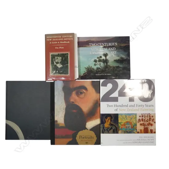FIVE NZ ART REFERENCE BOOKS - SEE DESCRIPTION